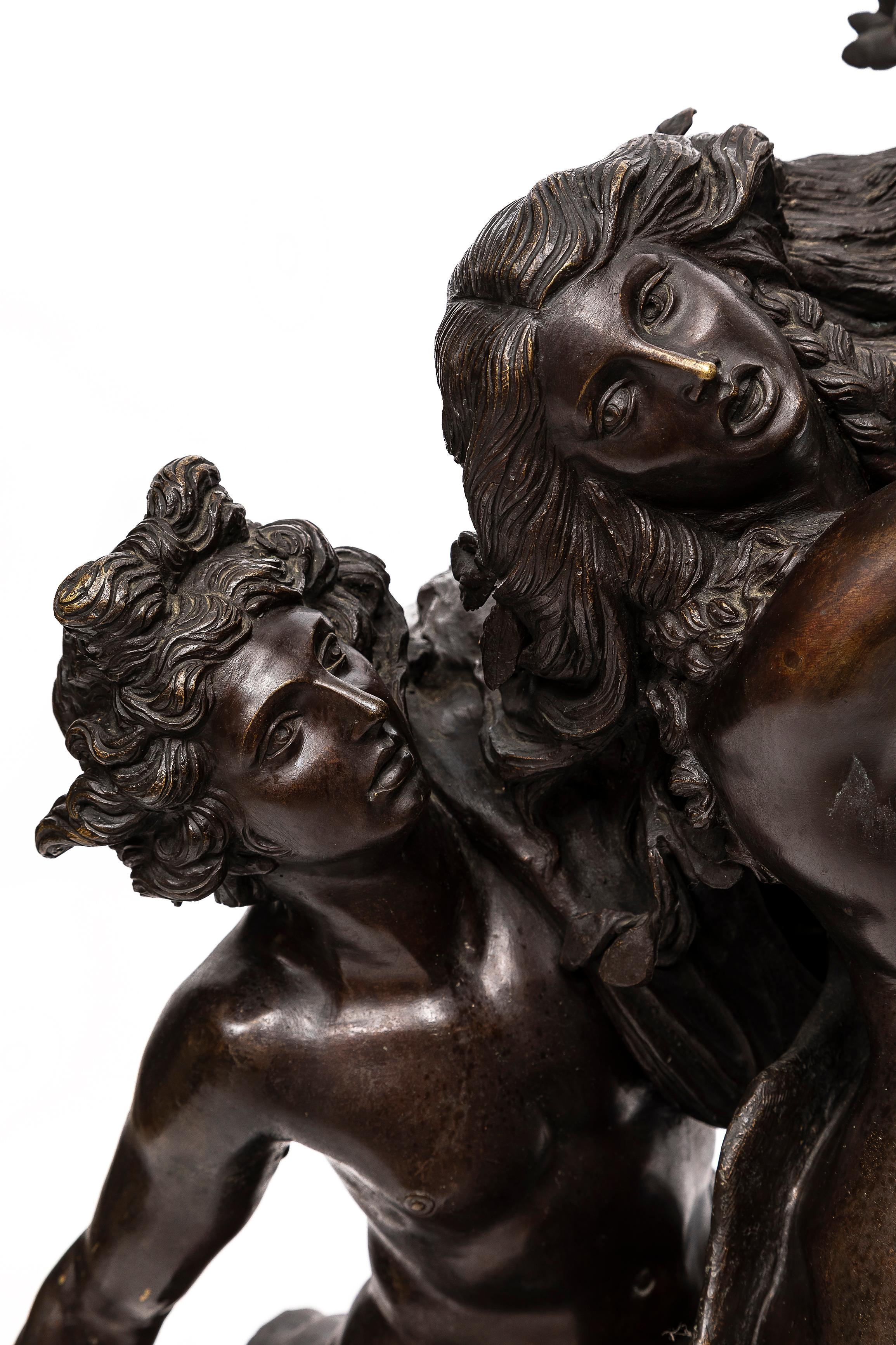Large Bronze Sculpture Apollo & Daphne, After Giovanni Gian Lorenzo Bernini For Sale 9