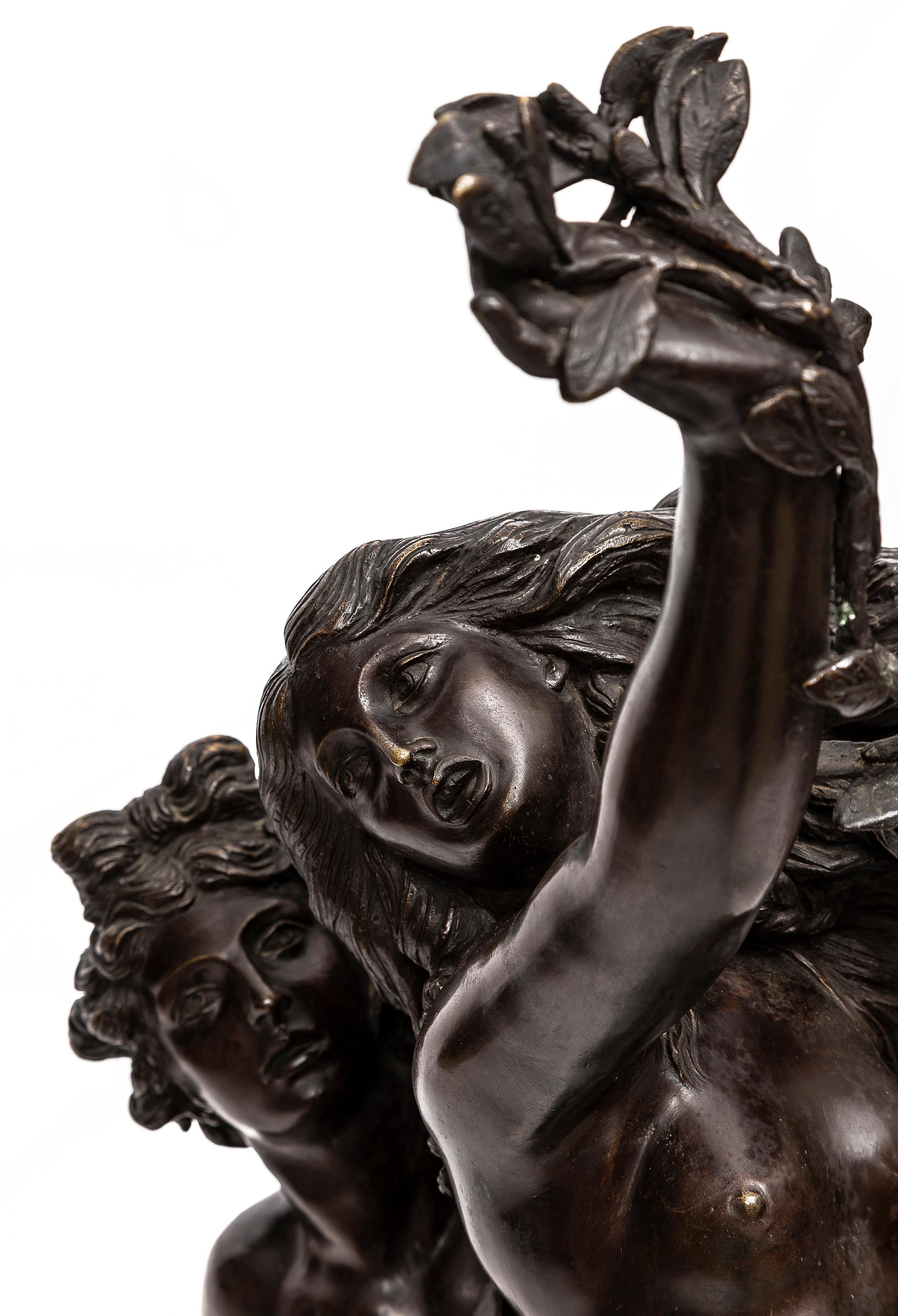 Large Bronze Sculpture Apollo & Daphne, After Giovanni Gian Lorenzo Bernini For Sale 10