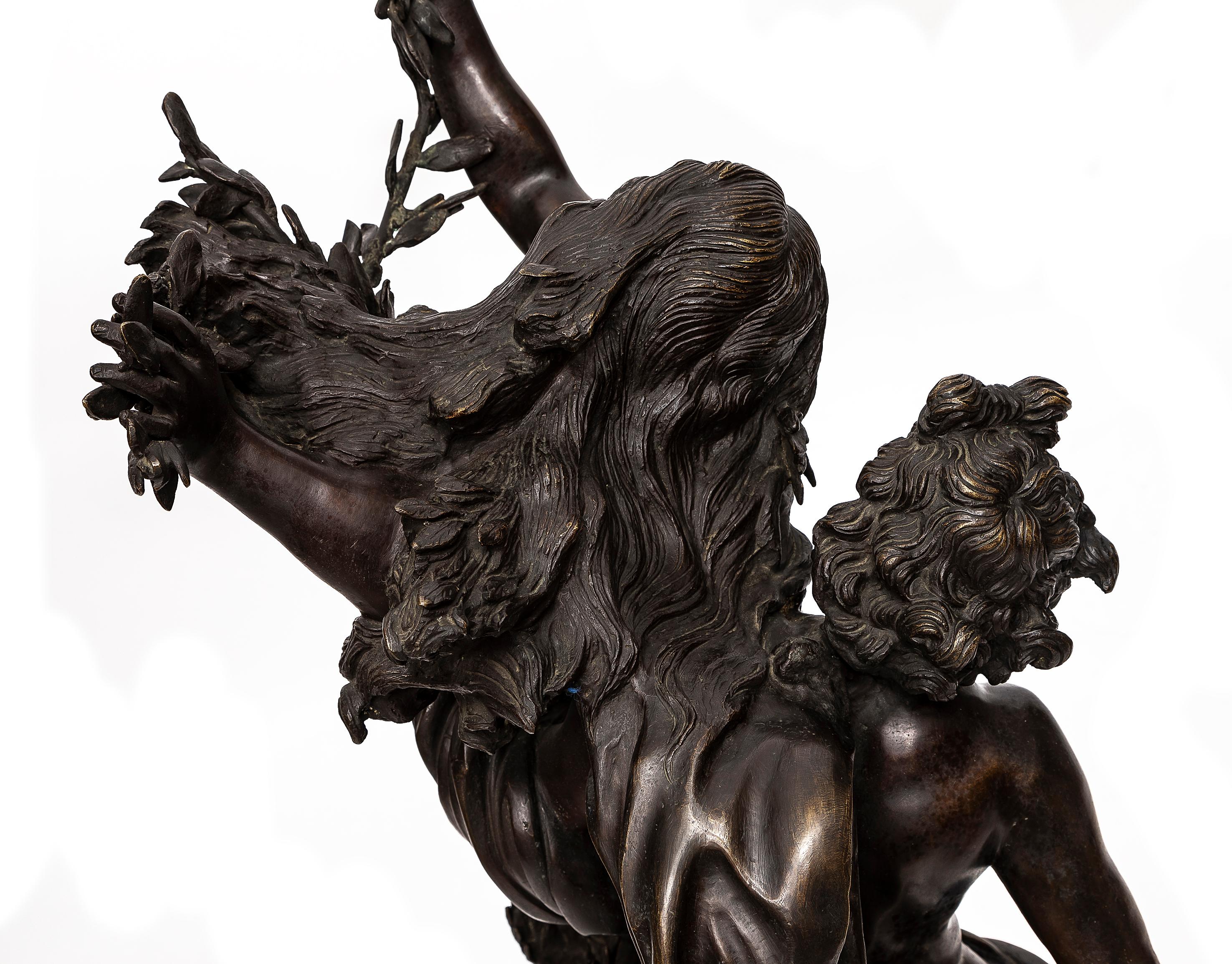 Large Bronze Sculpture Apollo & Daphne, After Giovanni Gian Lorenzo Bernini For Sale 12