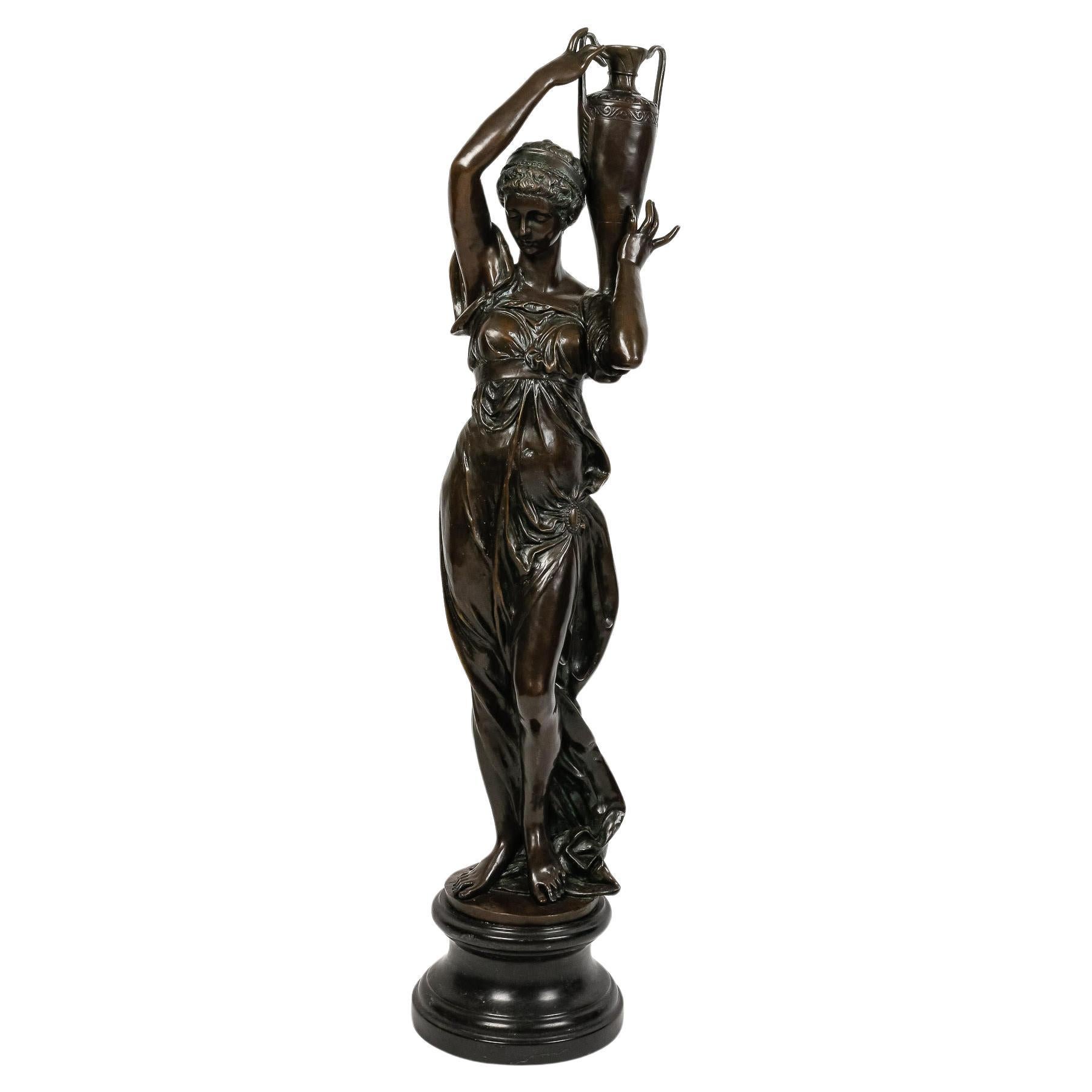 Large Bronze Sculpture by A.CARBIER from the 19th Century. For Sale