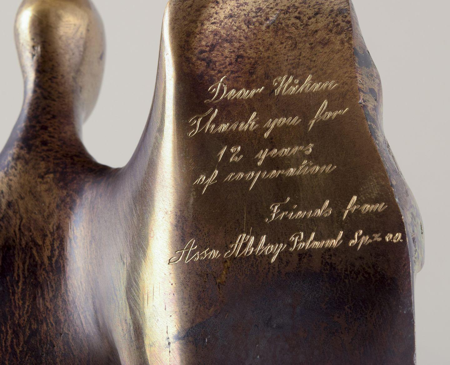Large bronze sculpture. Man with wings. 20th C. For Sale 1