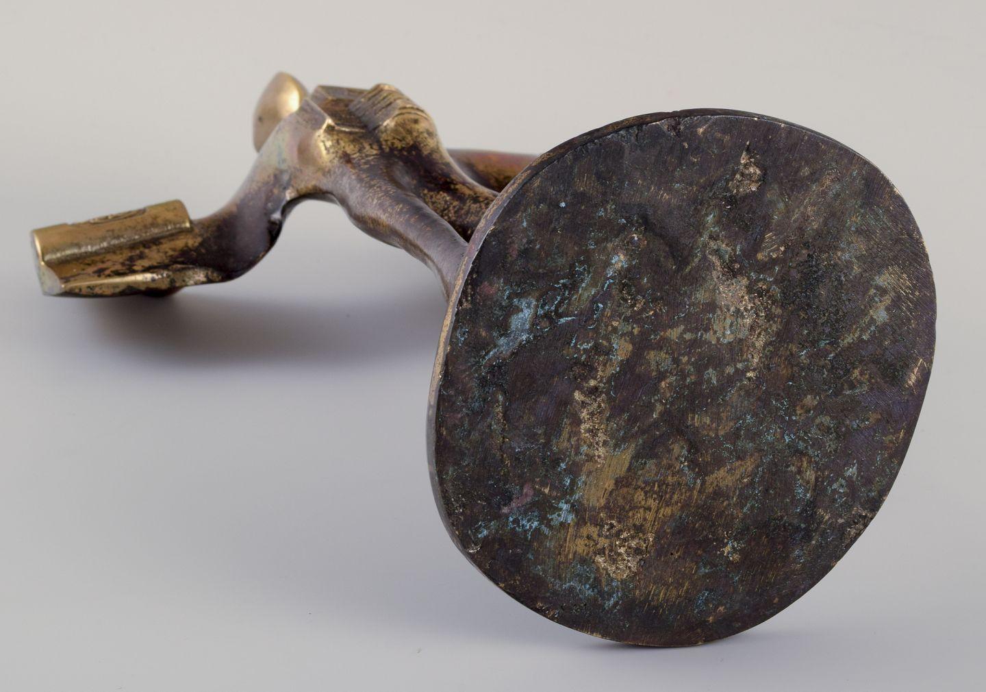 Large bronze sculpture. Man with wings. 20th C. For Sale 3