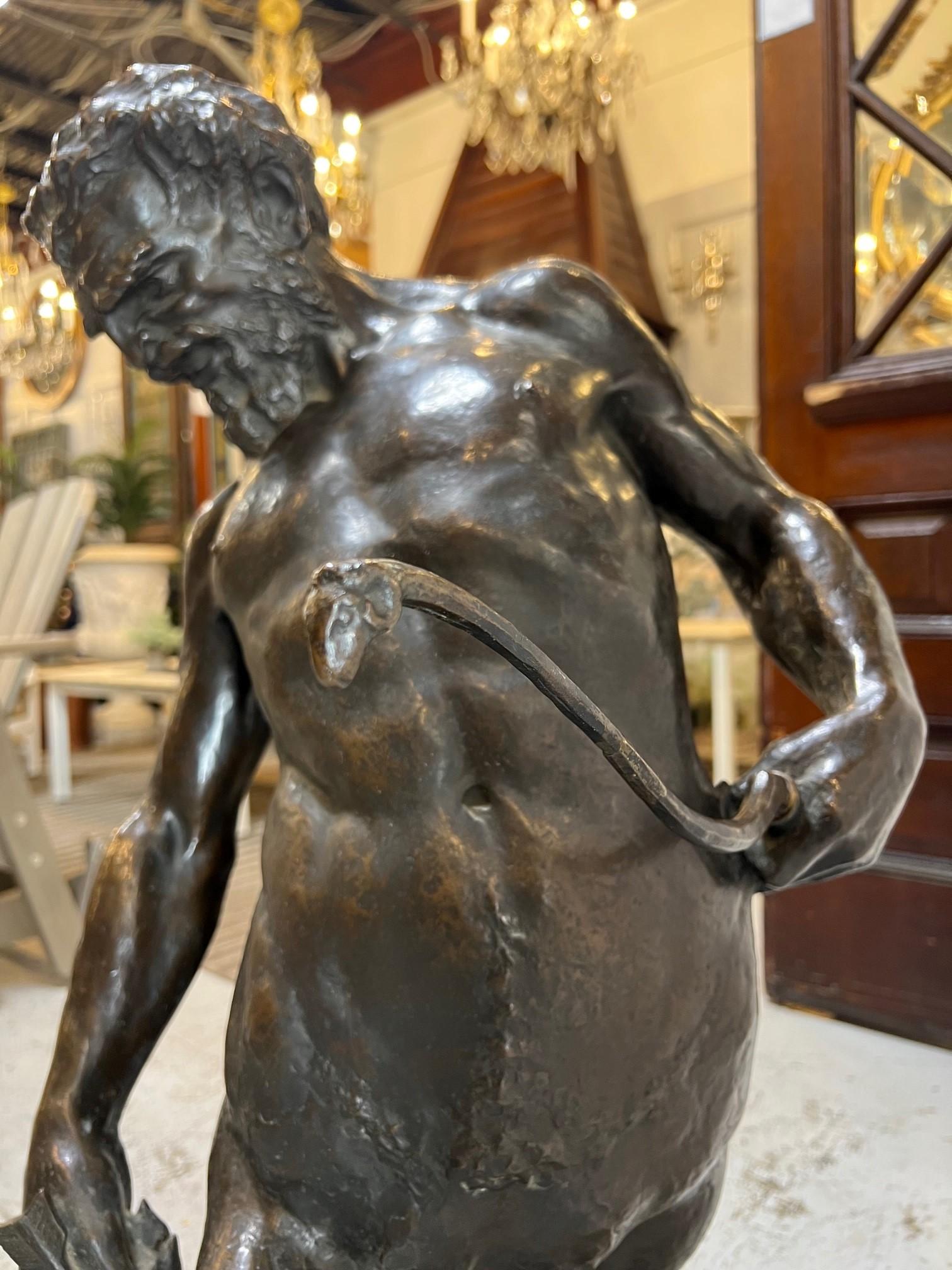 Large Bronze Sculpture of a Centaur by Giorgio Rossi (1892-1963)   For Sale 4