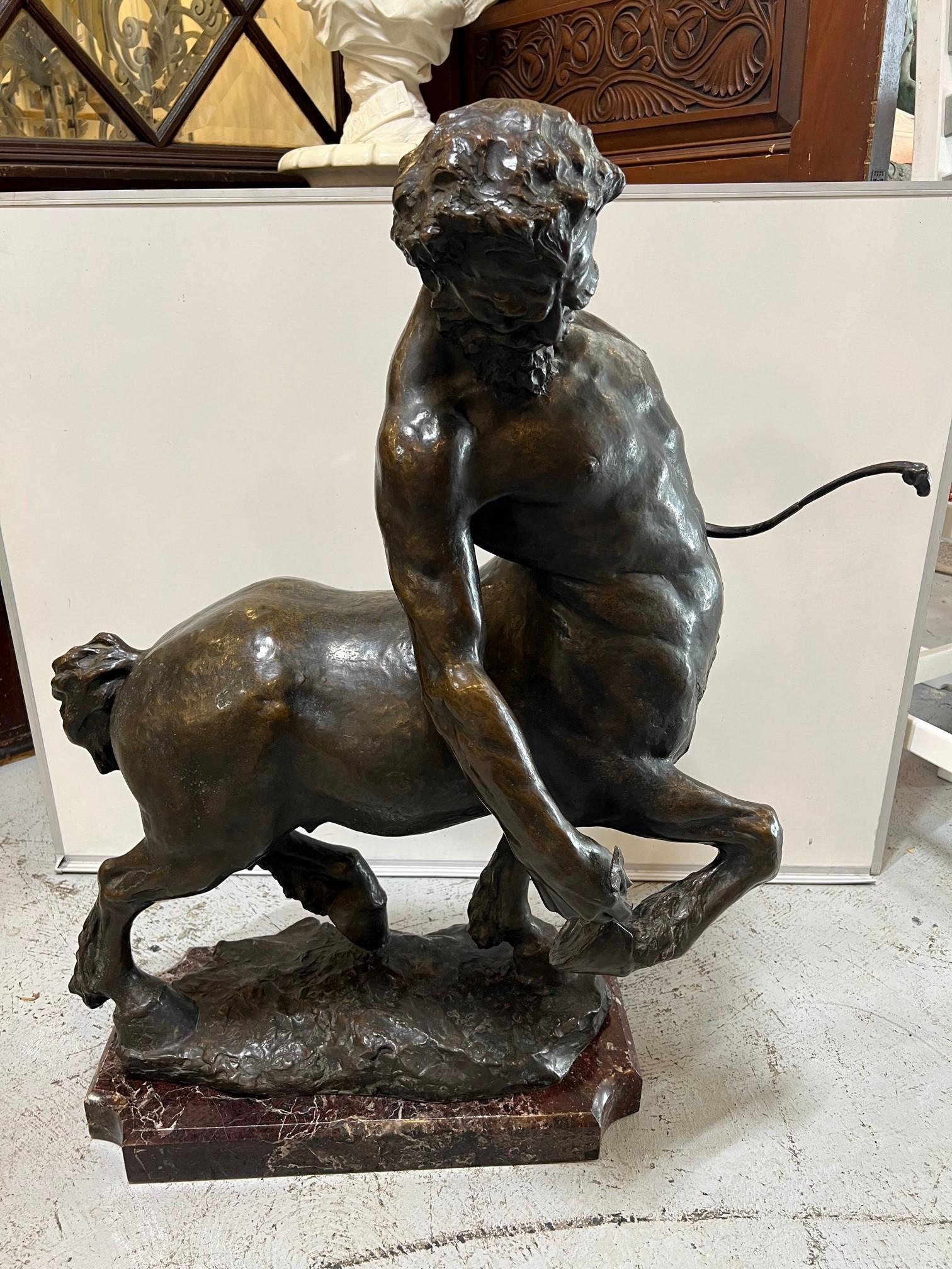 Italian Large Bronze Sculpture of a Centaur by Giorgio Rossi (1892-1963)   For Sale