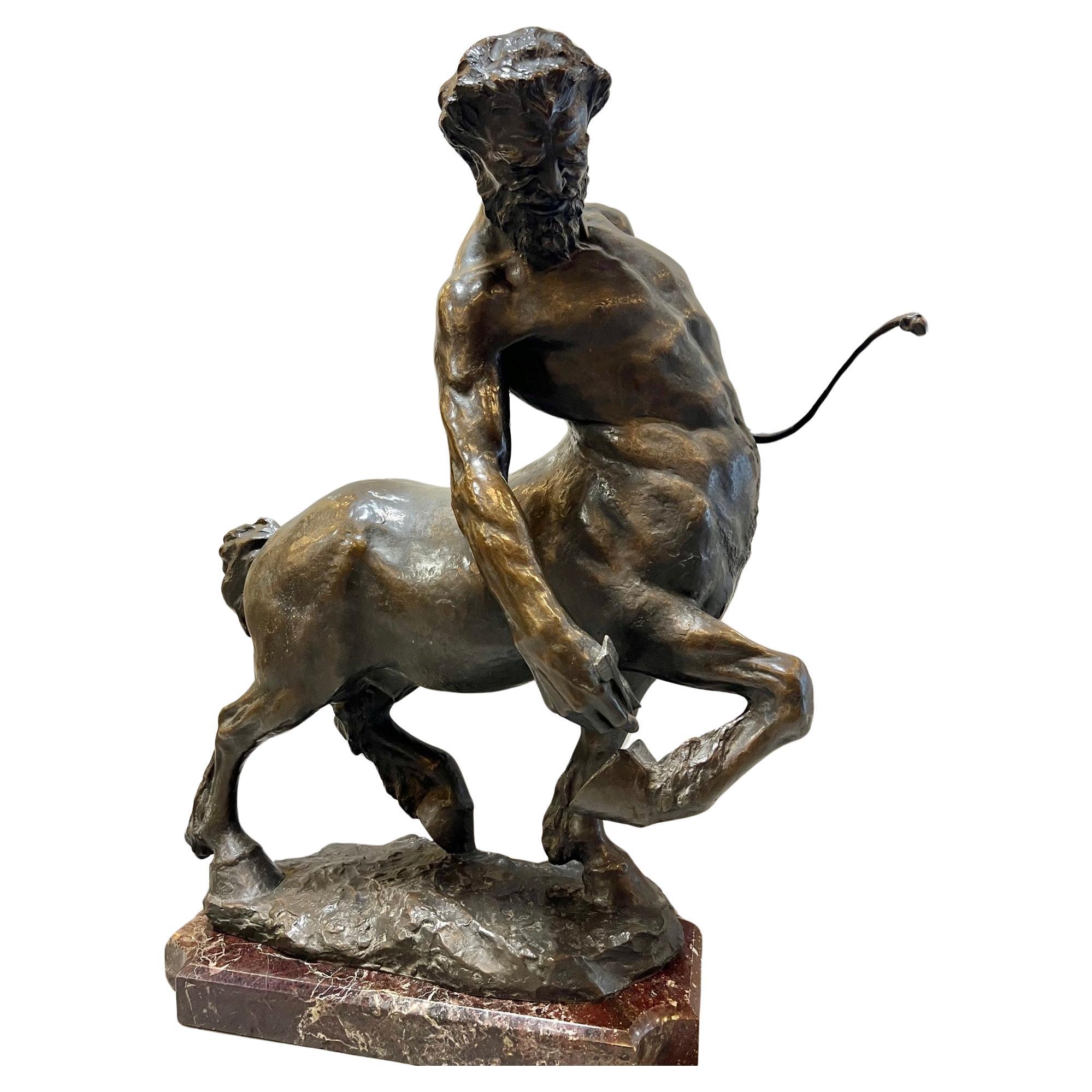 Large Bronze Sculpture of a Centaur by Giorgio Rossi (1892-1963)   For Sale
