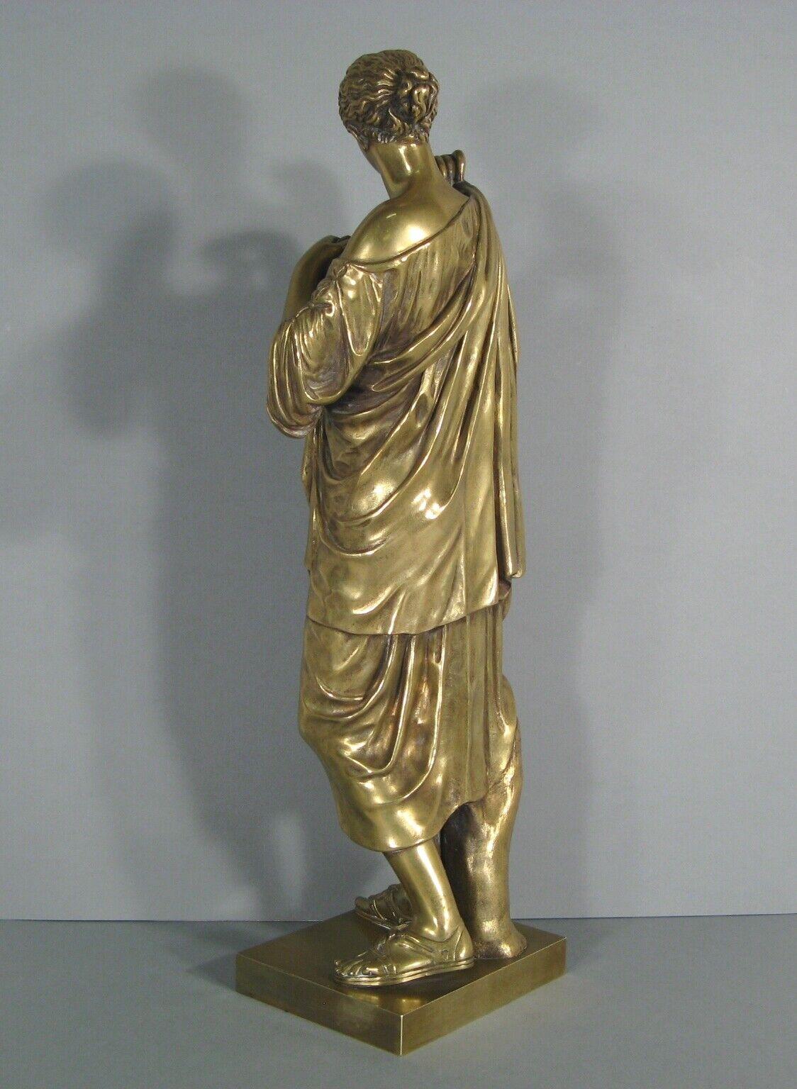Gran escultura de bronce de Artemisa (Diana de Gabies), Finales del siglo XIX - 1Y165 5