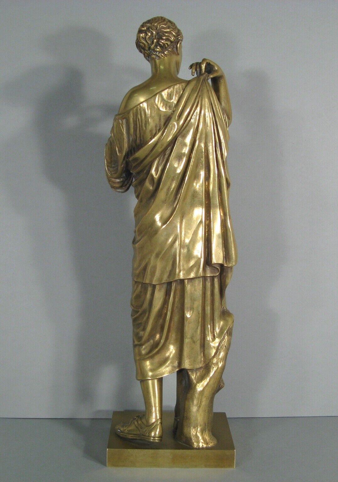 Gran escultura de bronce de Artemisa (Diana de Gabies), Finales del siglo XIX - 1Y165 1