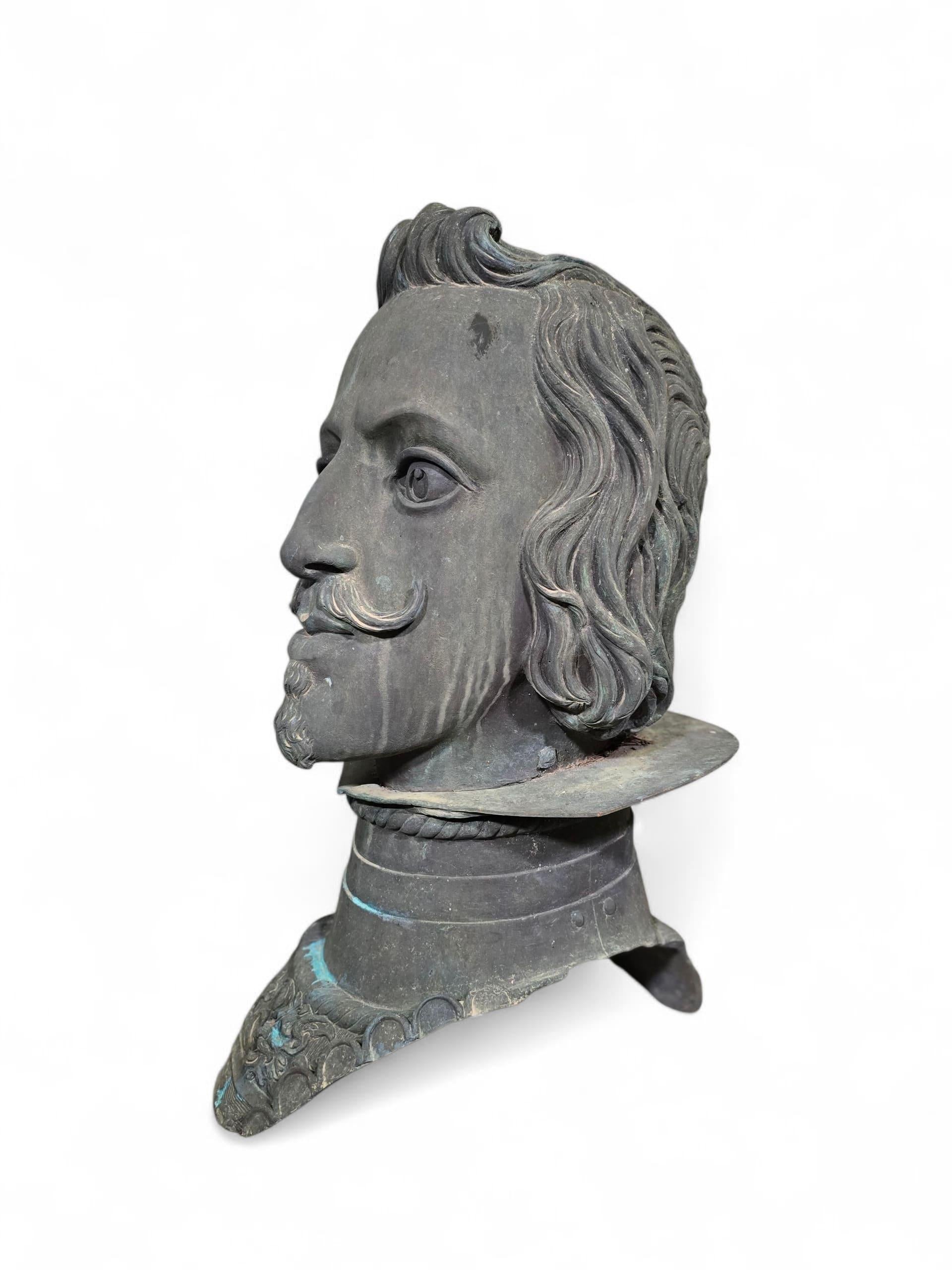 Grande scultura in bronzo del re Filippo IV di Spagna, dopo Pietro Tacca - di Ferna in vendita 1