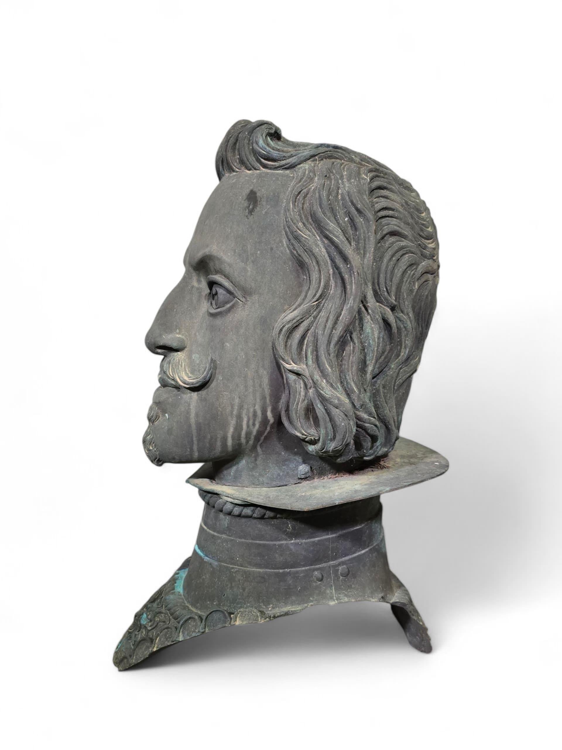 Grande scultura in bronzo del re Filippo IV di Spagna, dopo Pietro Tacca - di Ferna in vendita 2