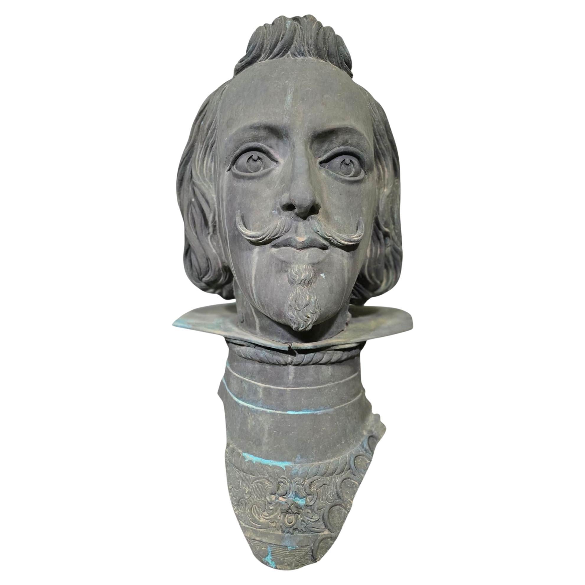 Grande scultura in bronzo del re Filippo IV di Spagna, dopo Pietro Tacca - di Ferna in vendita