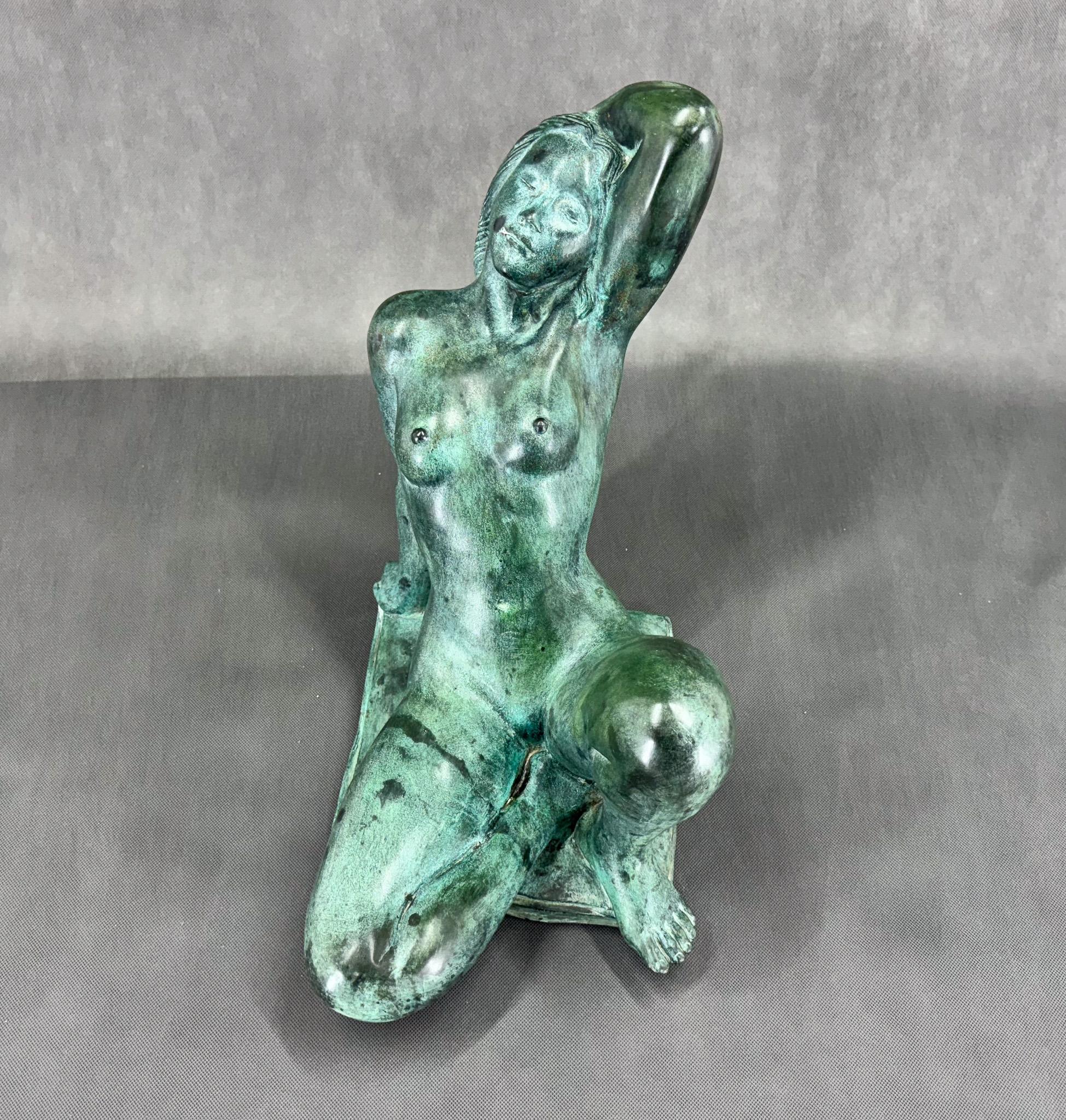 Large Bronze Sculpture of Nude Women For Sale 5
