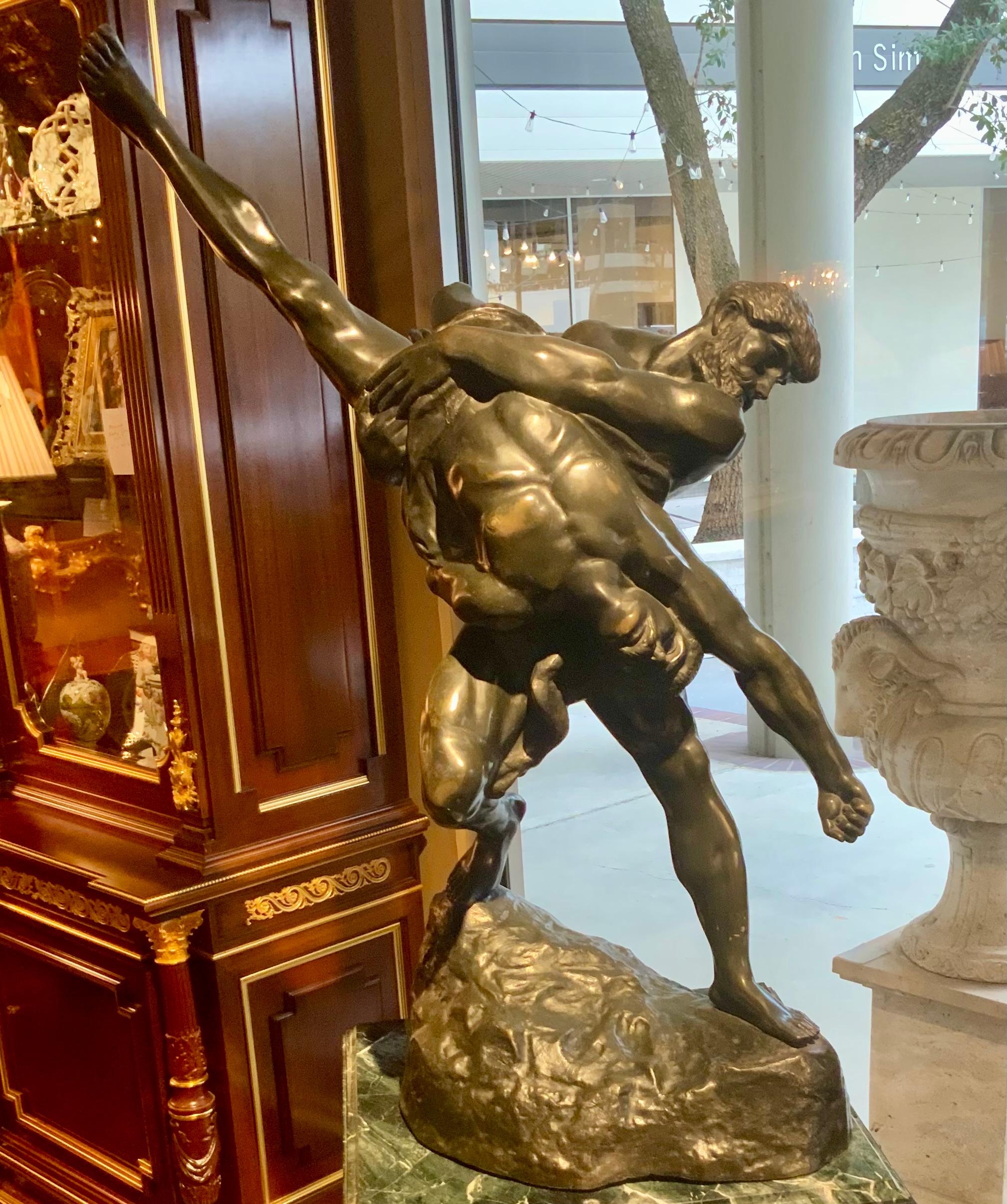 Bronze Large bronze sculpture of the Olympian’s by Jeff Lambeaux For Sale
