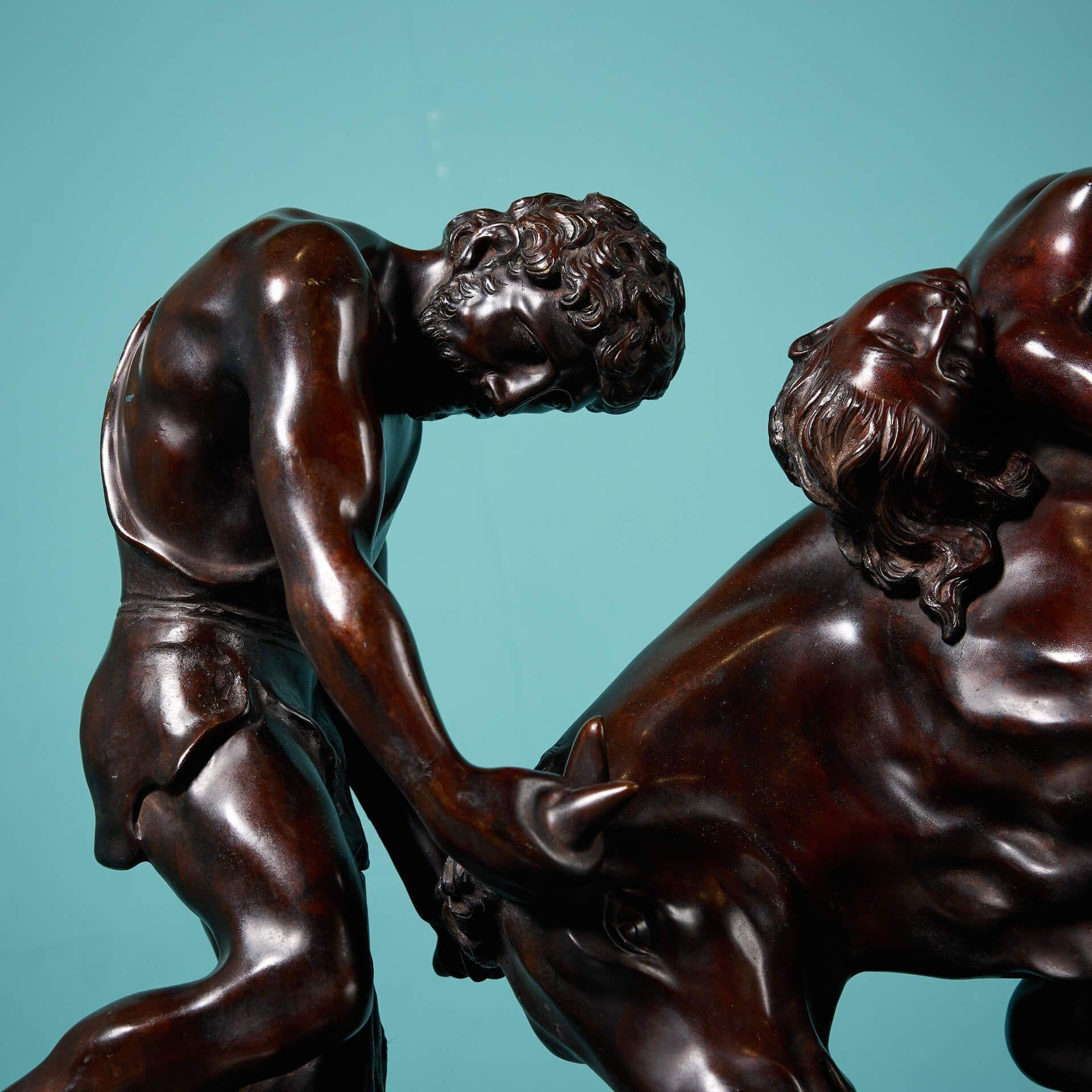 Scultura in bronzo di grandi dimensioni del Ratto di Europa di Vincenzo Cinque In condizioni discrete in vendita a Wormelow, Herefordshire
