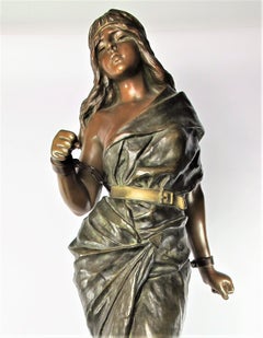 Large Bronze Sculpture "Prise De Corsaire" by Emmanuel Villanis