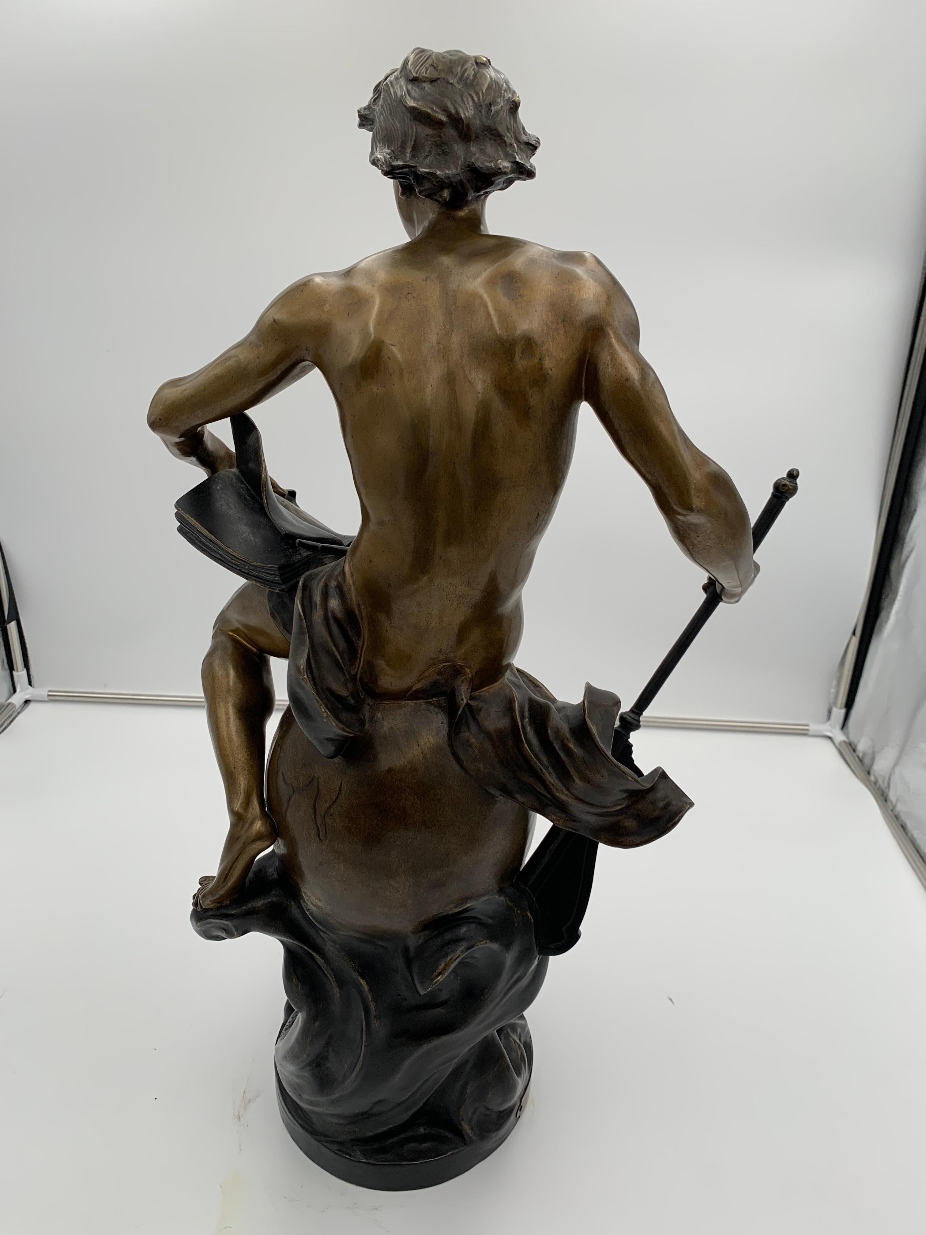 Large Bronze Sculpture, Signed J.B, Germaine, France, Late 19th C 6