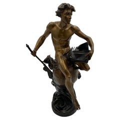 Large Bronze Sculpture, Signed J.B, Germaine, France, Late 19th C