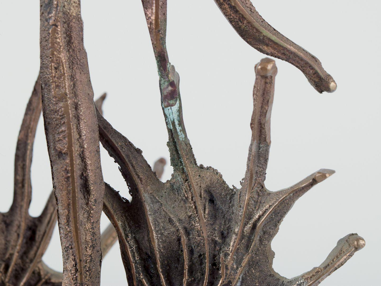 Large bronze sculpture. Solid bronze. Surrealist, in the style of Dali. For Sale 1