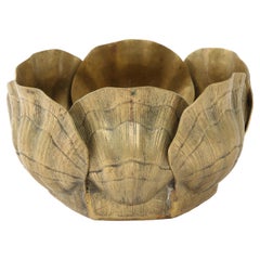 Large Bronze Shell Planter