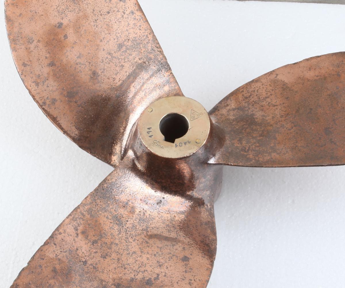 Industrial Large Nautical Bronze Ship's Propeller, 1970s For Sale