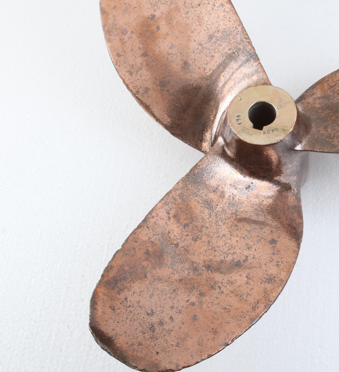 20th Century Large Nautical Bronze Ship's Propeller, 1970s For Sale