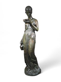Large Bronze Statue - Hebe - Goddess of youth