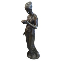 Estatua grande de bronce - Hebe - Diosa de la juventud