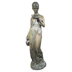 Estatua grande de bronce - Hebe - Diosa de la juventud