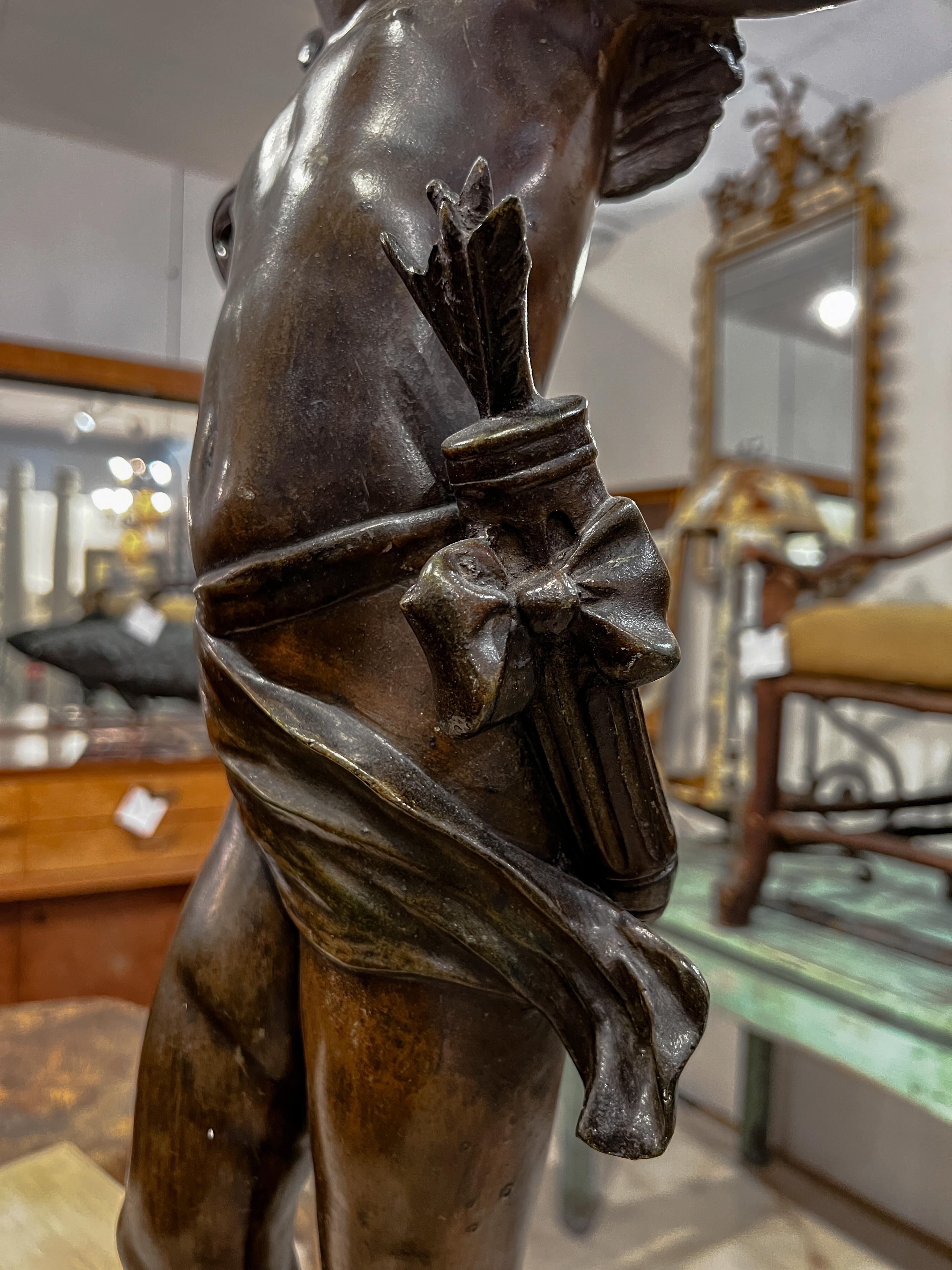 Bronze Color Metal Statue of Cupid 2