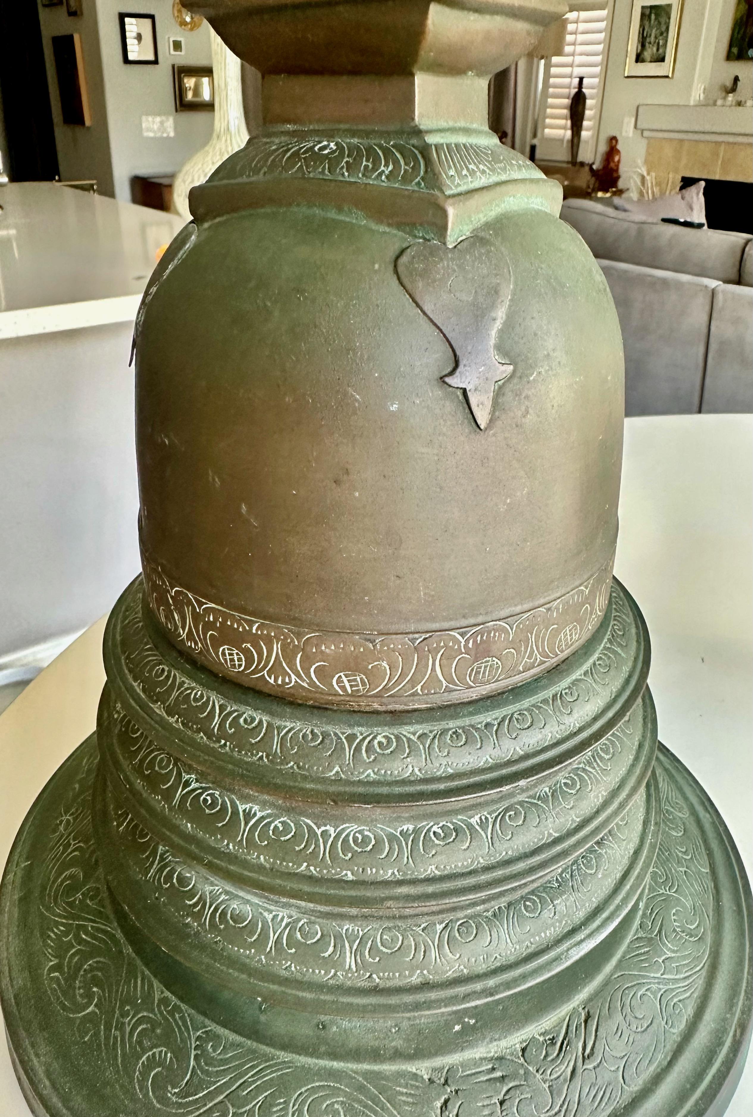 Große Bronzestupa Sri Lanka, 18./19. Jahrhundert im Angebot 11