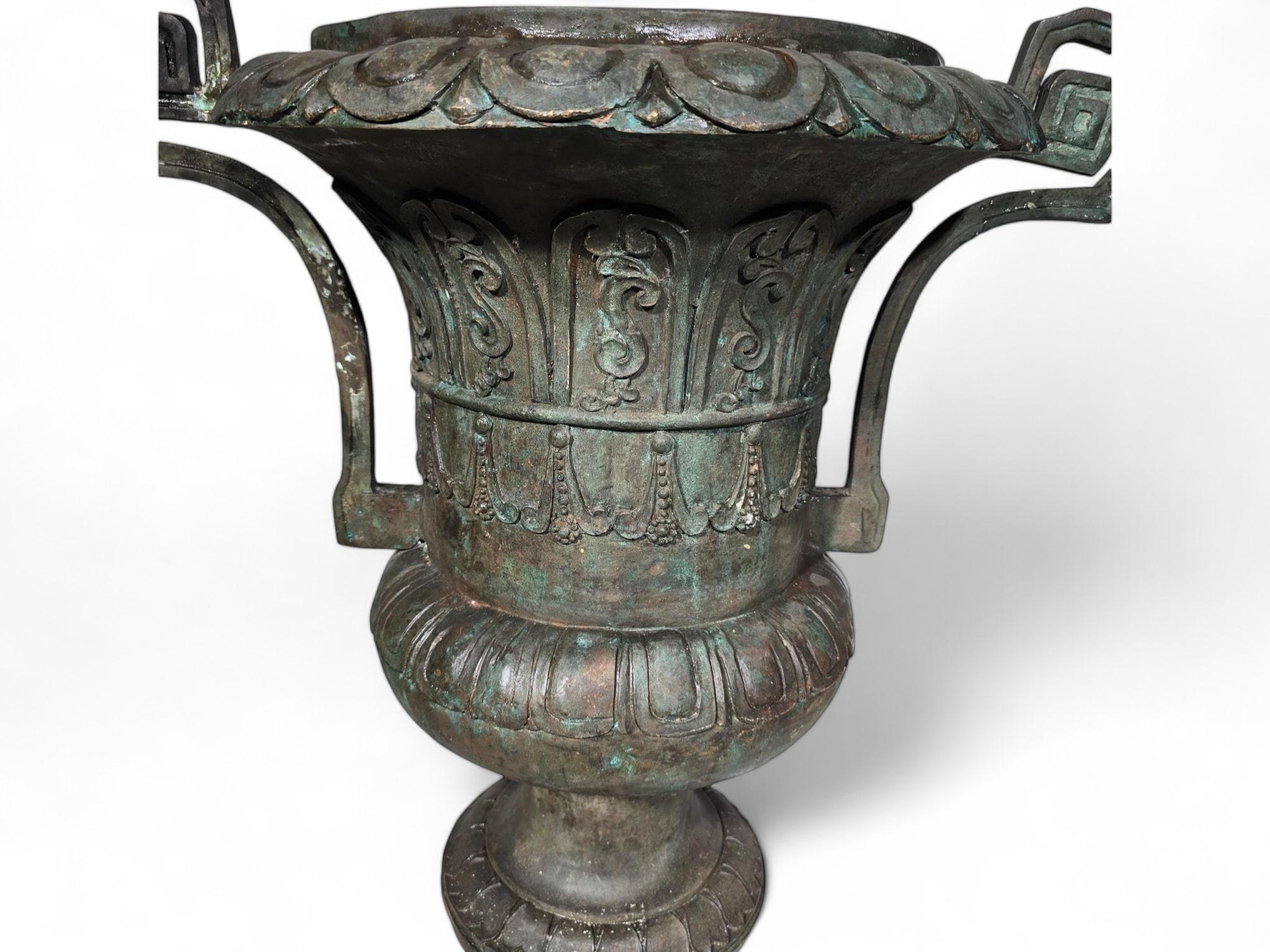 Large Bronze Vases 1950s Made im Bronze Versalles For Sale 12