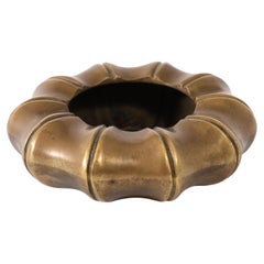 Large Bronze Vide Poche in the Style of Gucci, Italy 1950's