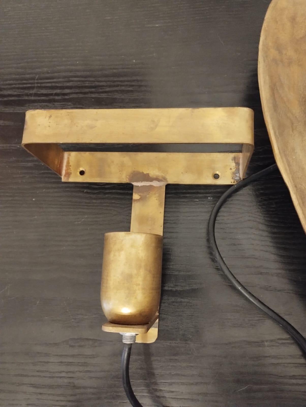 Grandes apliques de bronce, Italia Años 60 Italiano en venta