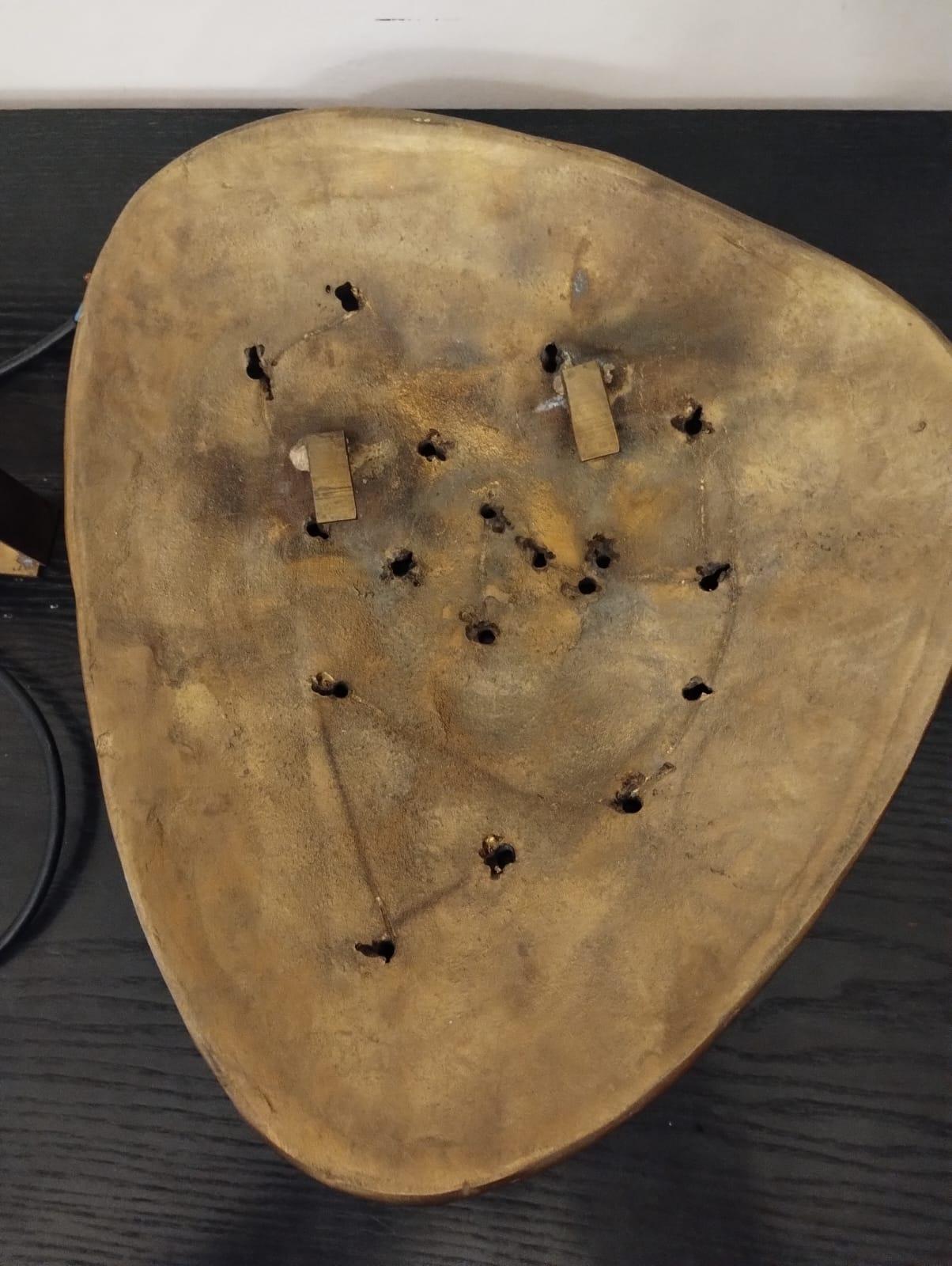 Grandes apliques de bronce, Italia Años 60 mediados del siglo XX en venta