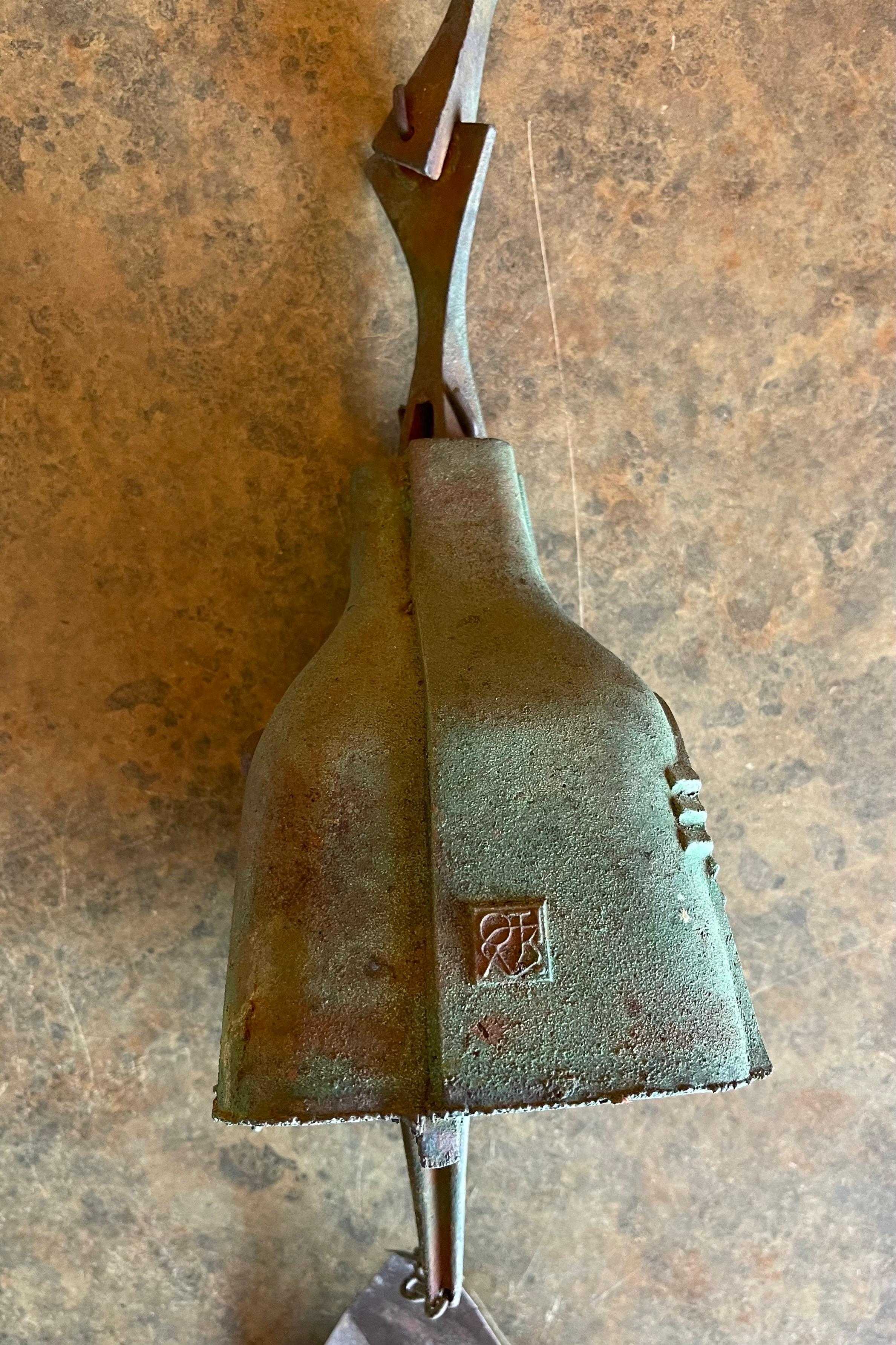 Large Bronze Wind Chime / Bell by Paolo Soleri for Cosanti 5