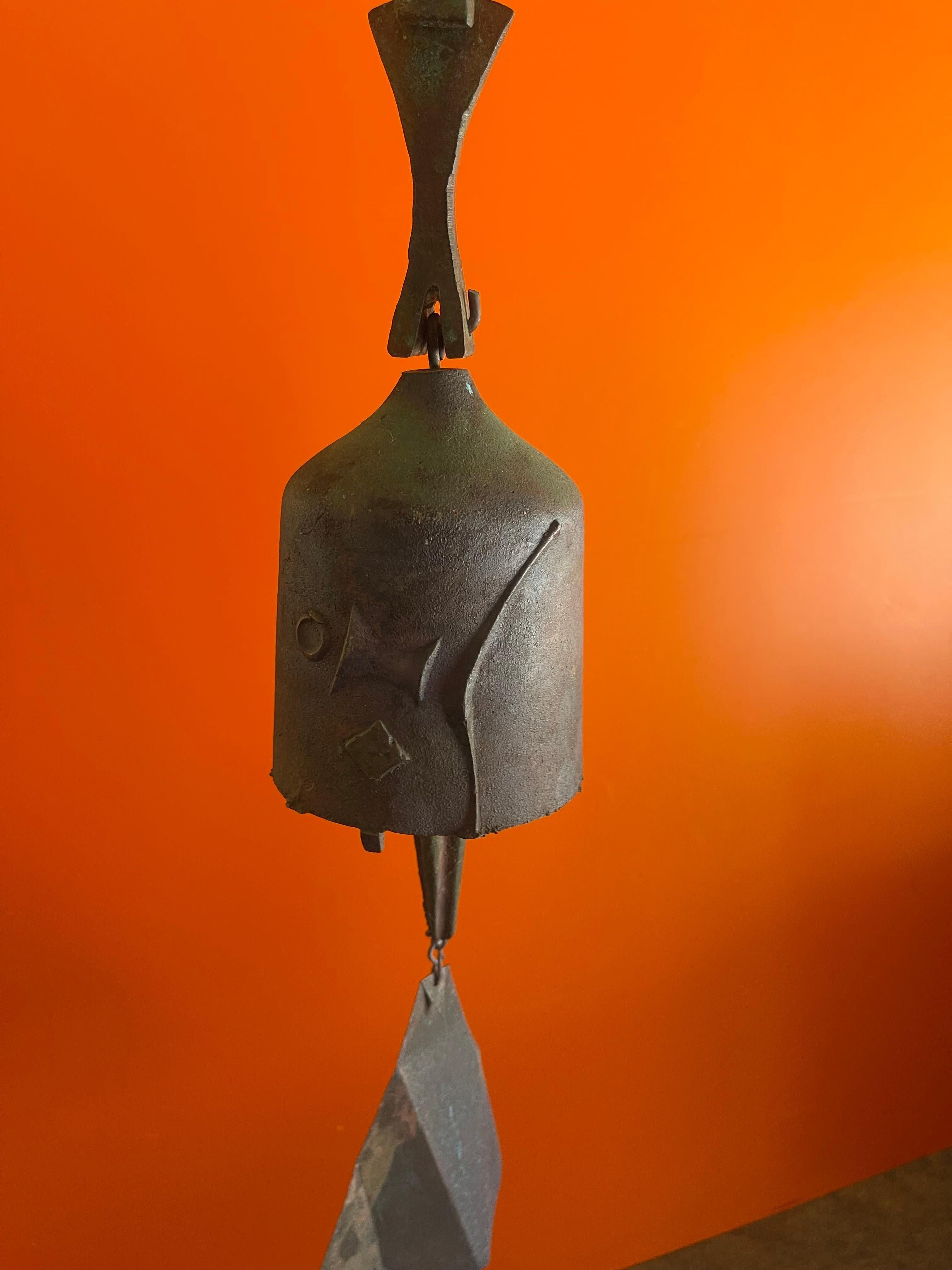 Bronze Wind Chime / Bell by Paolo Soleri for Cosanti 5