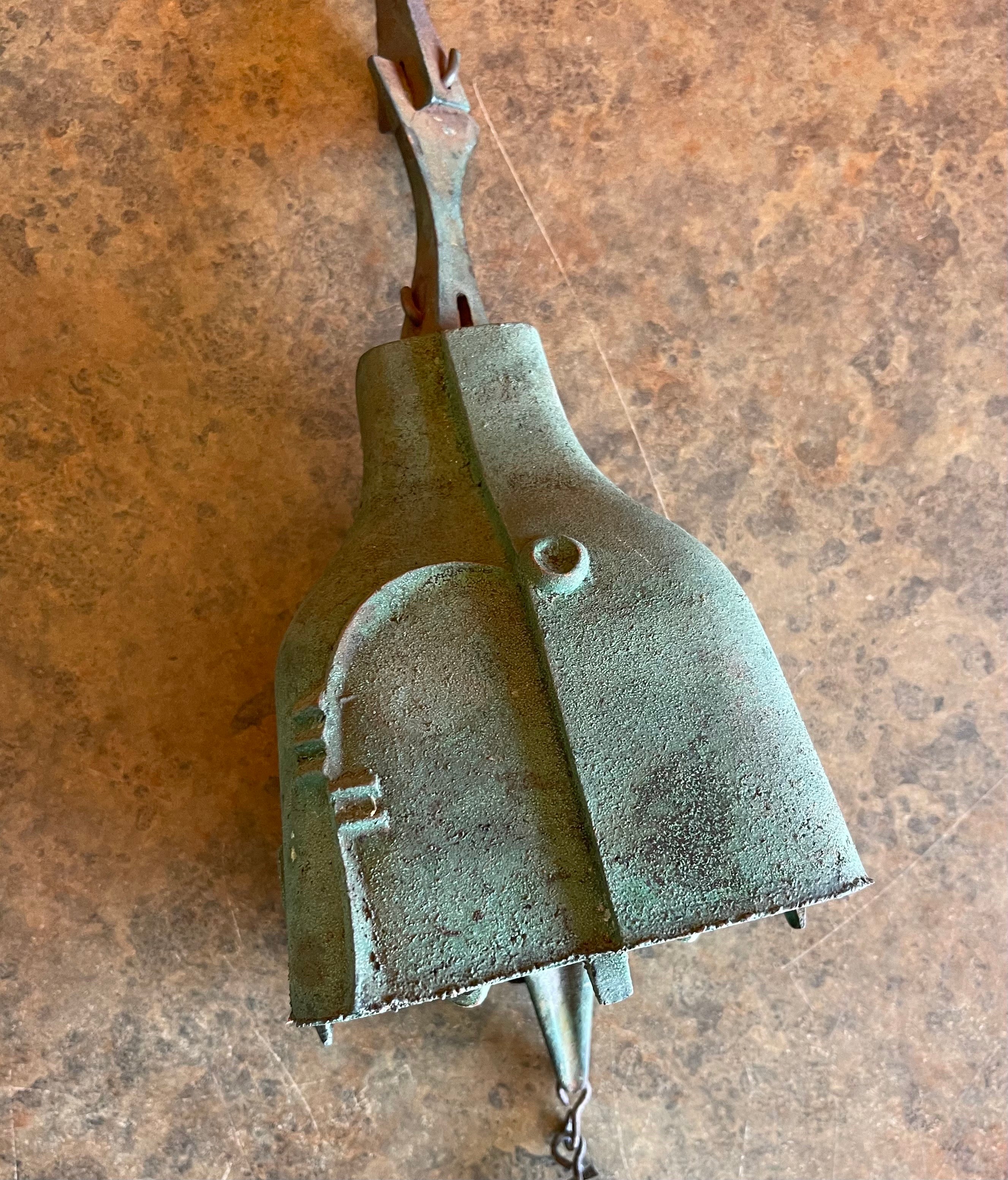 Large Bronze Wind Chime / Bell by Paolo Soleri for Cosanti 6