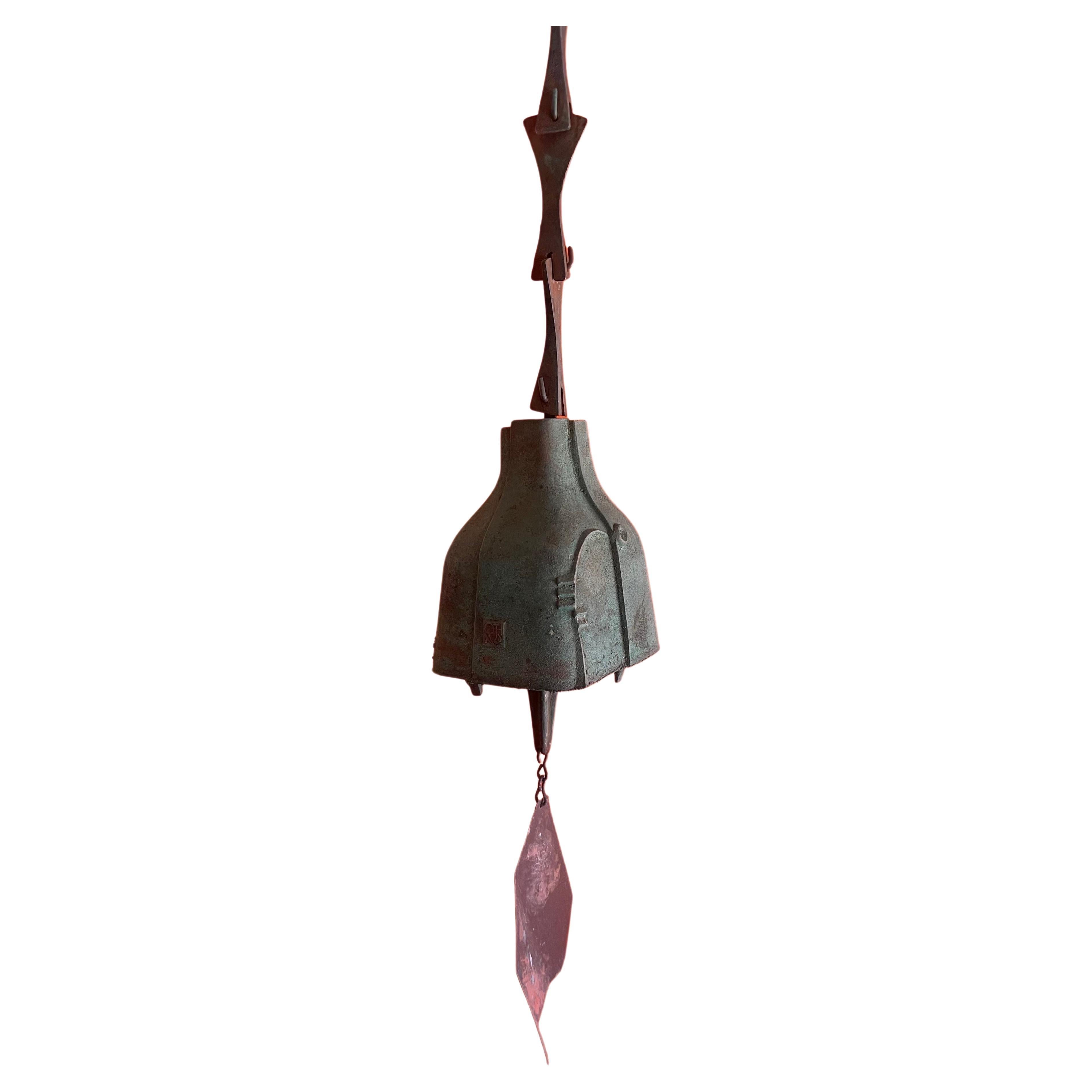 Large Bronze Wind Chime / Bell by Paolo Soleri for Cosanti 11