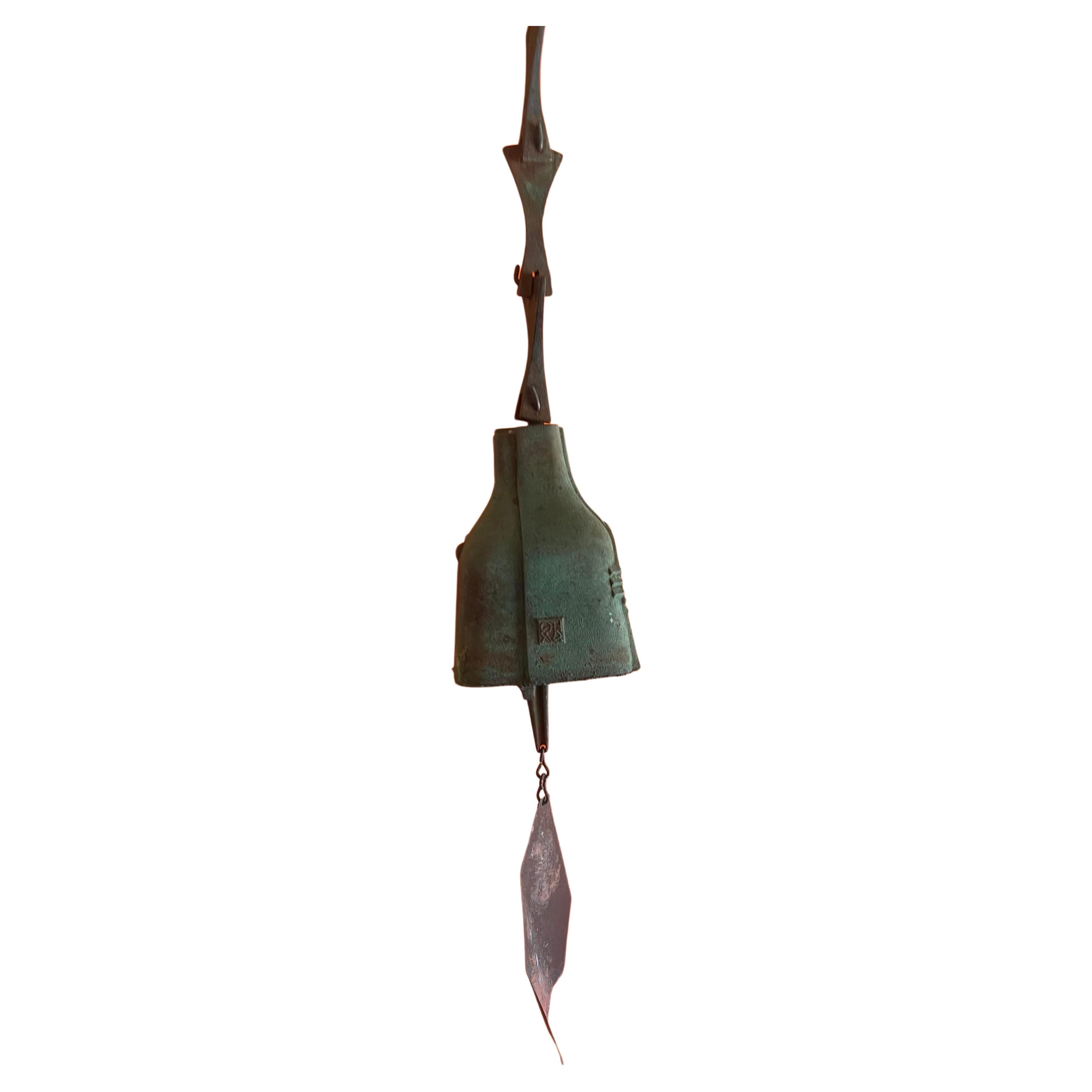 Mid-Century Modern Large Bronze Wind Chime / Bell by Paolo Soleri for Cosanti