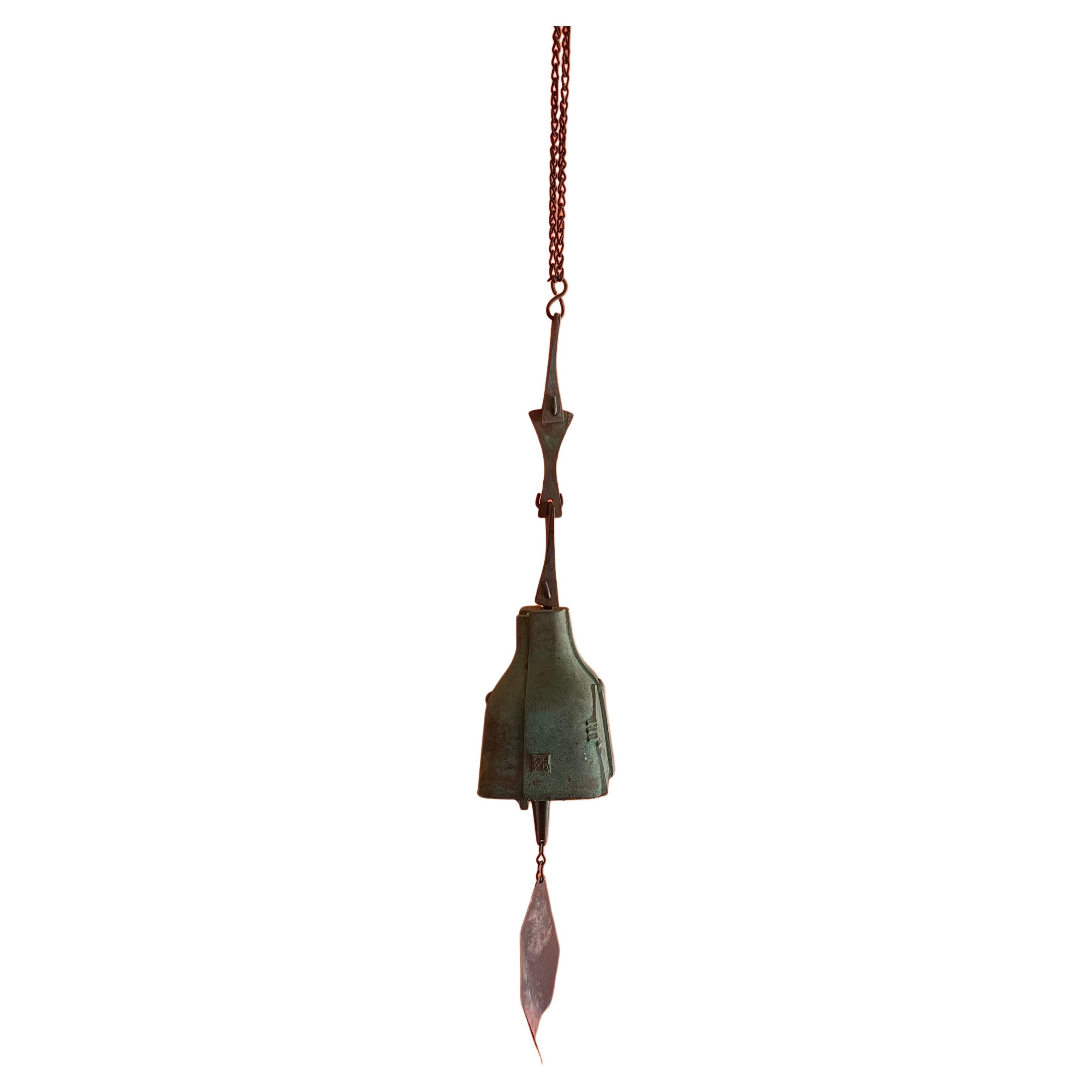 American Large Bronze Wind Chime / Bell by Paolo Soleri for Cosanti