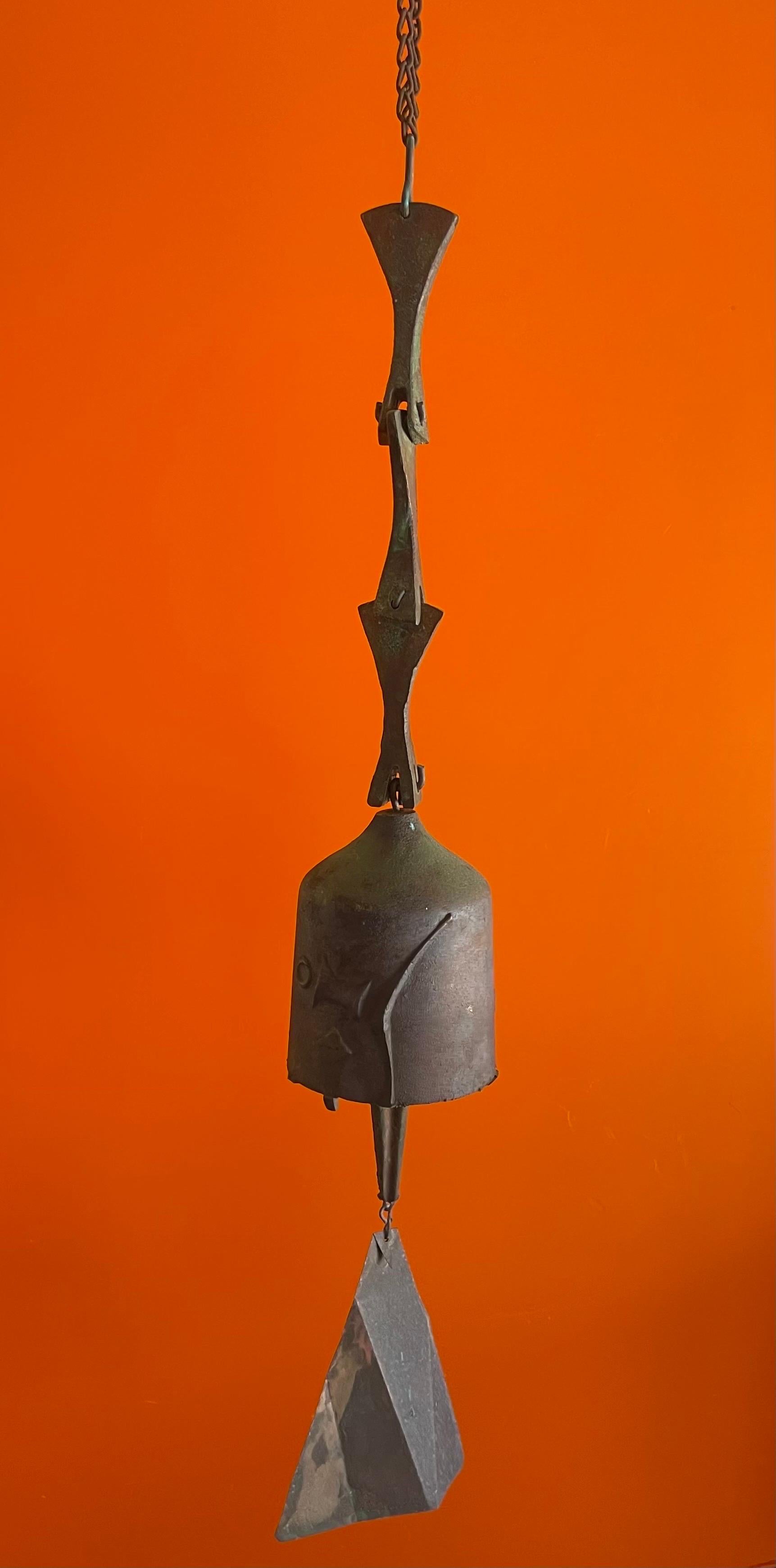 Bronze Wind Chime / Bell by Paolo Soleri for Cosanti 3