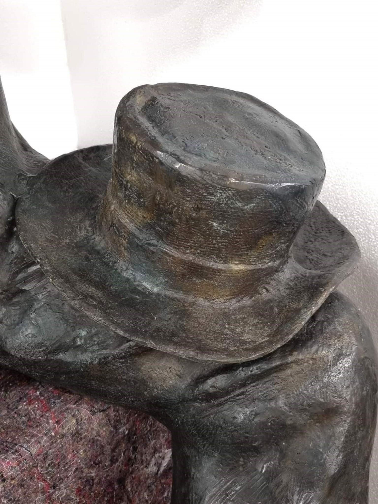 Large Bronze Winston Churchill Statue Seated British PM Casting For Sale 2
