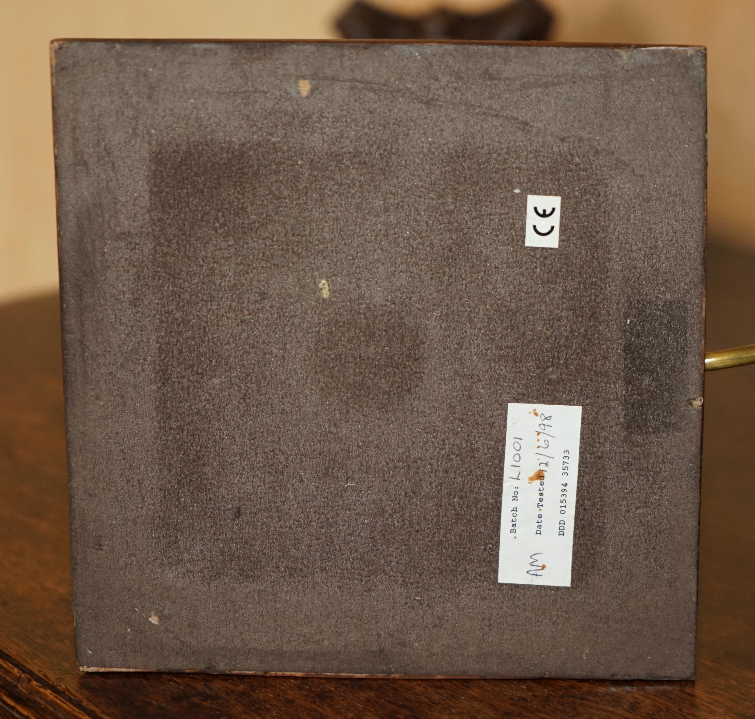 LARGE BRONZED FiNISH CORINTHIAN GRAPE VINE DECO PILLAR TABLE LAMP FULLY SERVICED For Sale 4