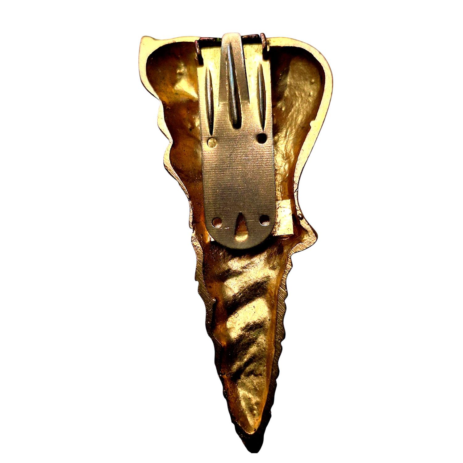Mid-Century Modern Large brooch 
