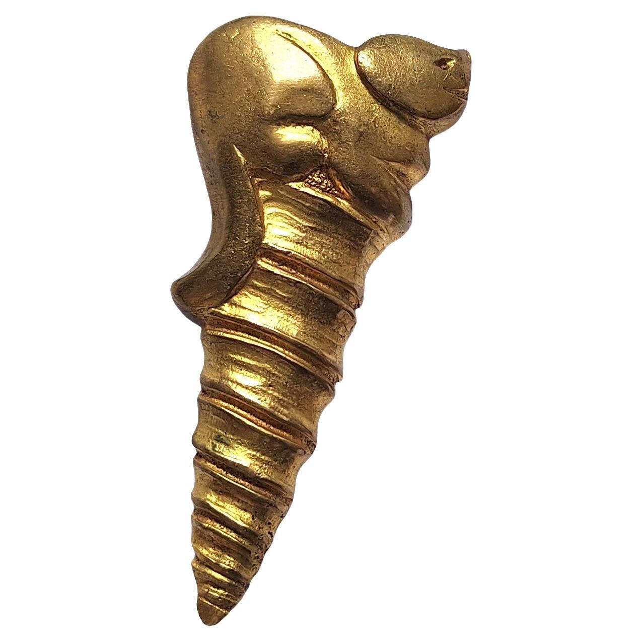 Large brooch "The cornucopia'' by Line Vautrin - France 1950 For Sale