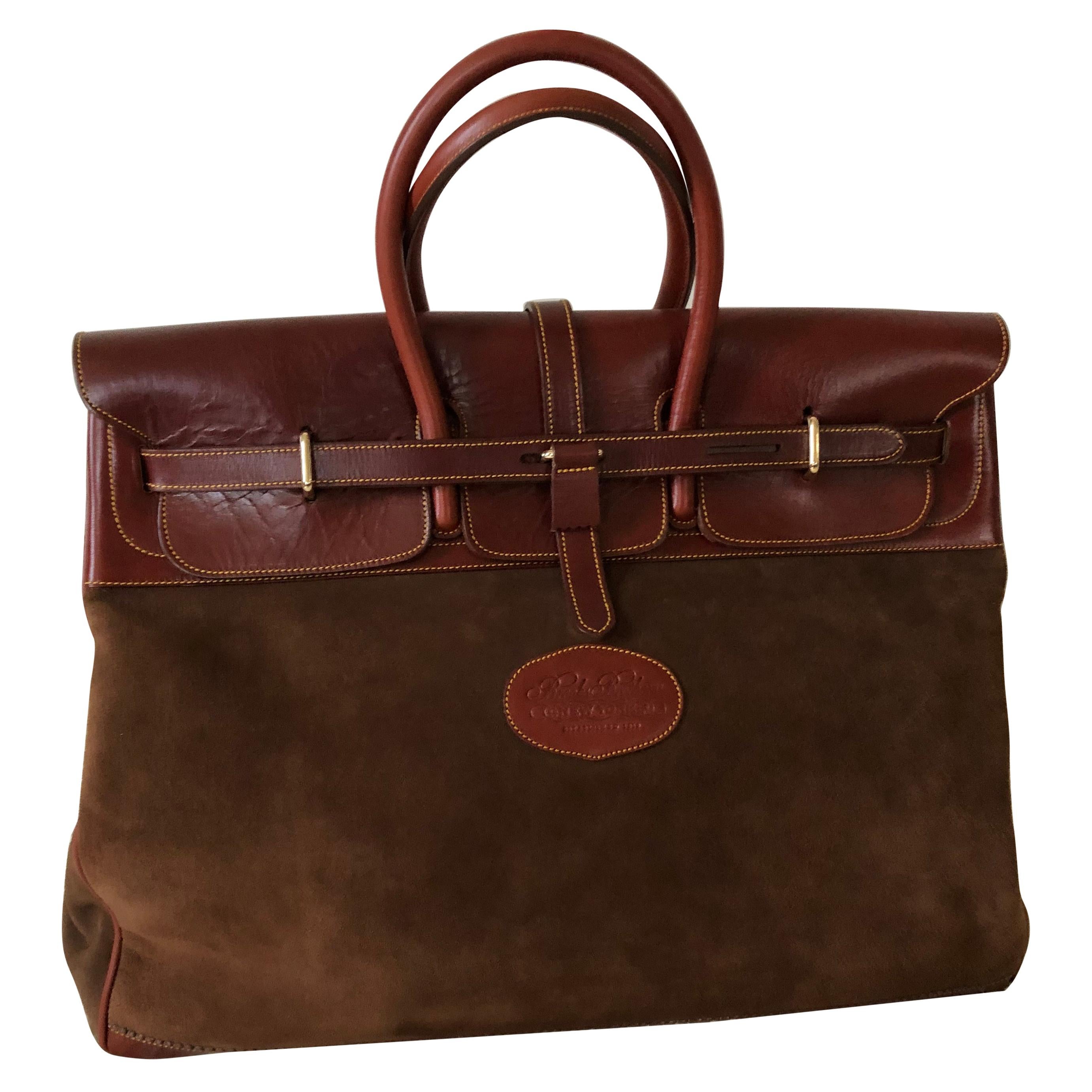 brooks brothers leather bag