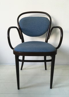 Large Brown and Blue Dining Room Set with Extendable Table, Thonet, circa 1980s