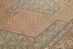 Large Brown Antique Persian Tabriz Rug
