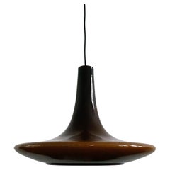 Large Brown Murano Glass Pendant Lamp for Peill 
Putzler, Germany 1960
s/1970
s