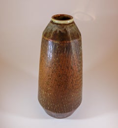 Large Brown Unique Vase - Carl-Harry Stålhane - Rörstrand 1959