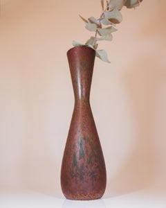 Large Brown Vase - Carl-Harry Stålhane - Rörstrand Midcentury Modern